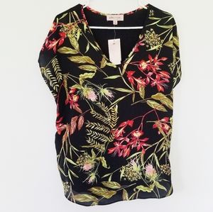 Philosophy Republic clothing blouse small tropical print